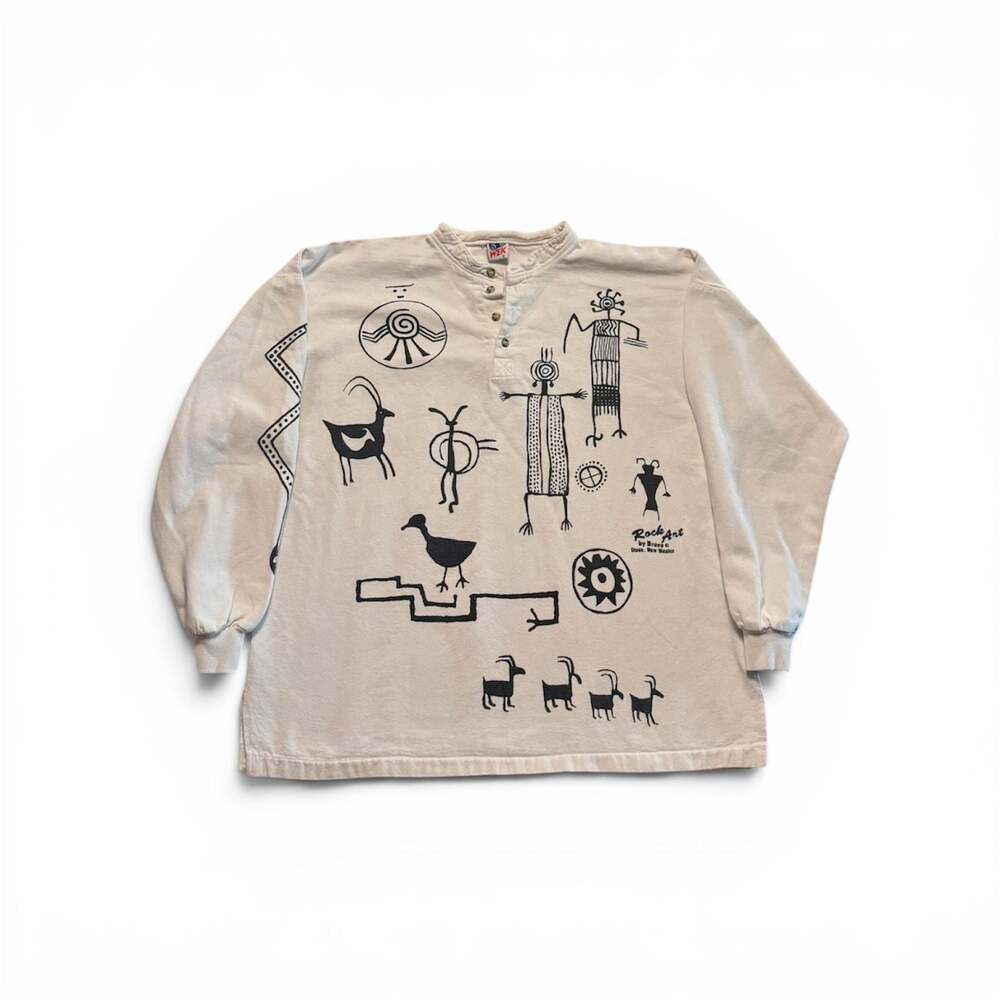 Vintage WEK Rock Art by Bravo Henly Long Sleeve Shirt